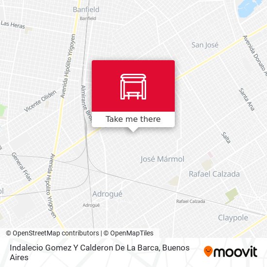 Mapa de Indalecio Gomez Y Calderon De La Barca