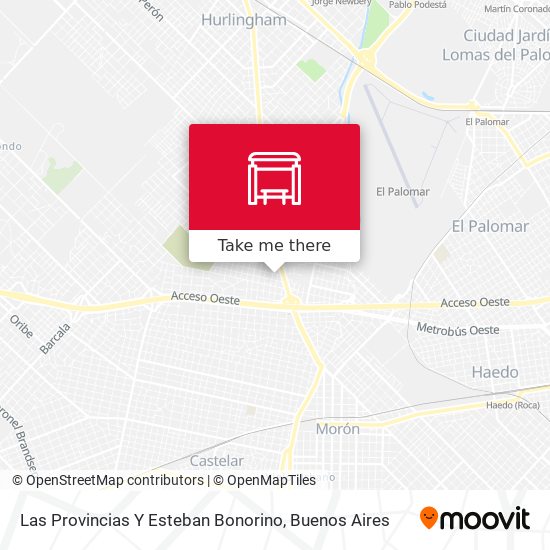 Las Provincias Y Esteban Bonorino map