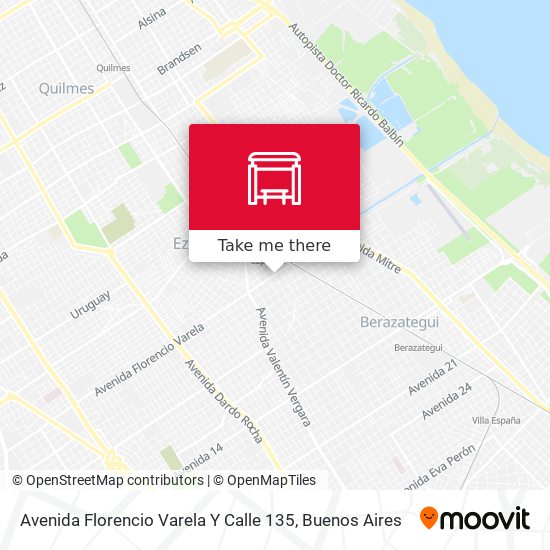 Avenida Florencio Varela Y Calle 135 map