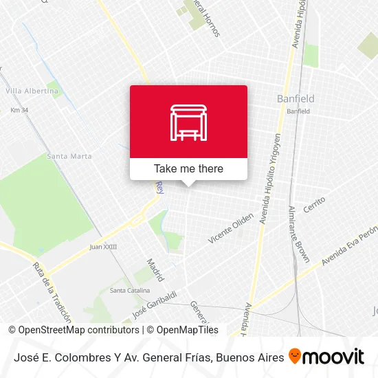José E. Colombres Y Av. General Frías map