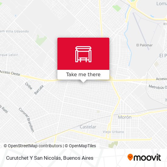 Curutchet Y San Nicolás map