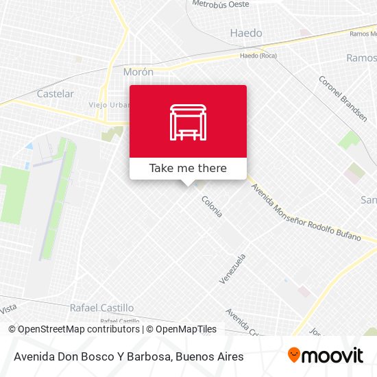 Avenida Don Bosco Y Barbosa map