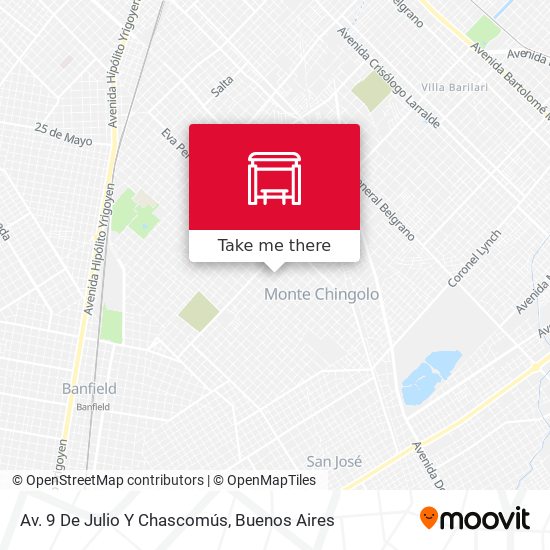 Av. 9 De Julio Y Chascomús map