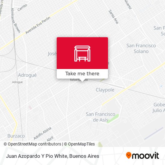 Mapa de Juan Azopardo Y Pio White