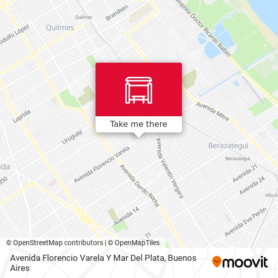 Avenida Florencio Varela Y Mar Del Plata map