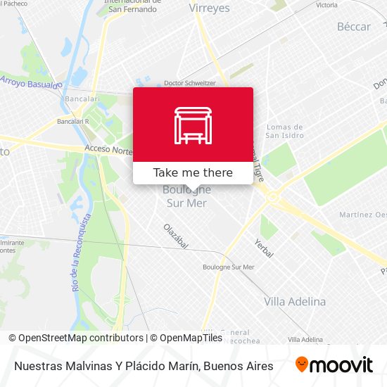 Mapa de Nuestras Malvinas Y Plácido Marín