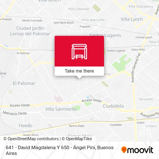641 - David Magdalena Y 650 - Ángel Pini map