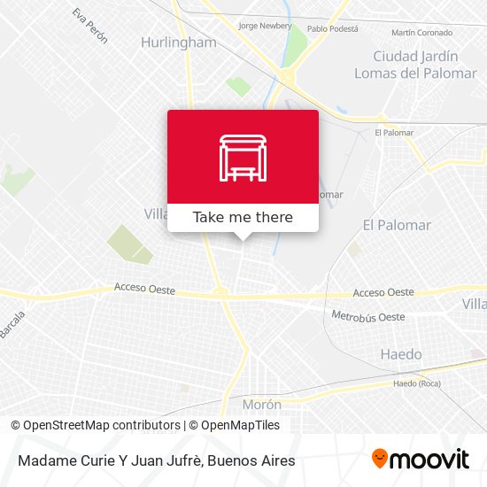 Madame Curie Y Juan Jufrè map