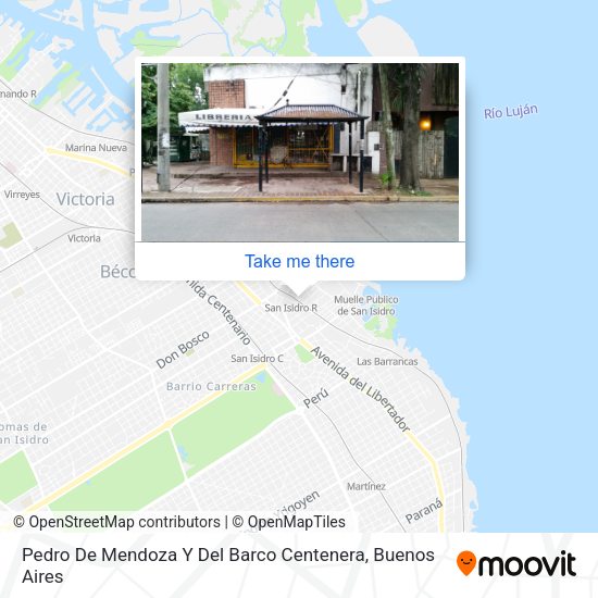 Mapa de Pedro De Mendoza Y Del Barco Centenera