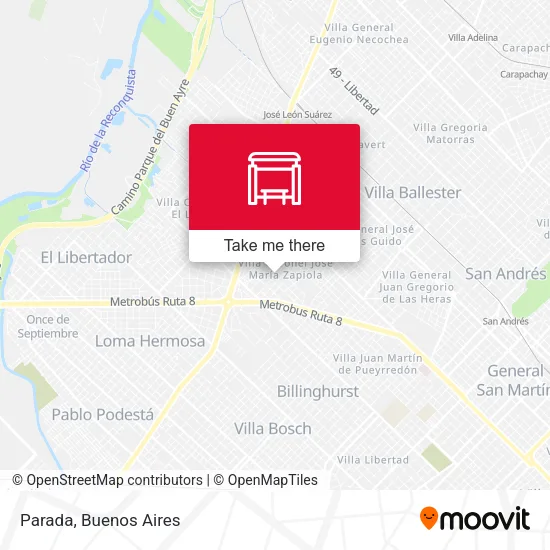 Parada map