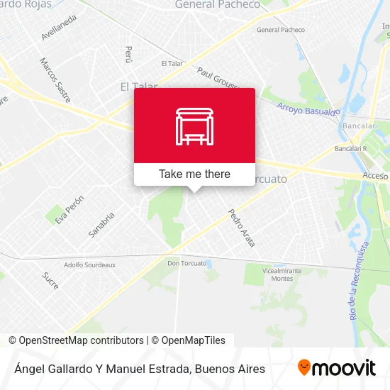 Ángel Gallardo Y Manuel Estrada map