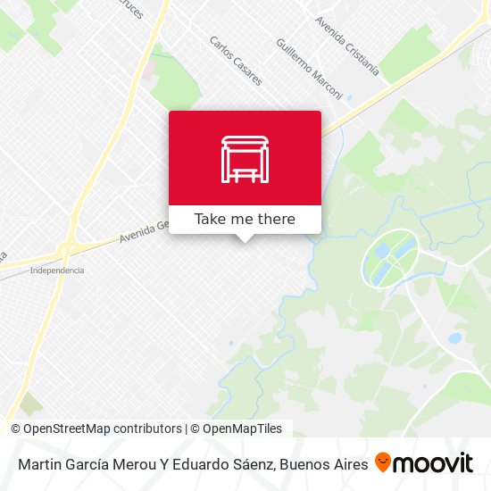 Mapa de Martin García Merou Y Eduardo Sáenz