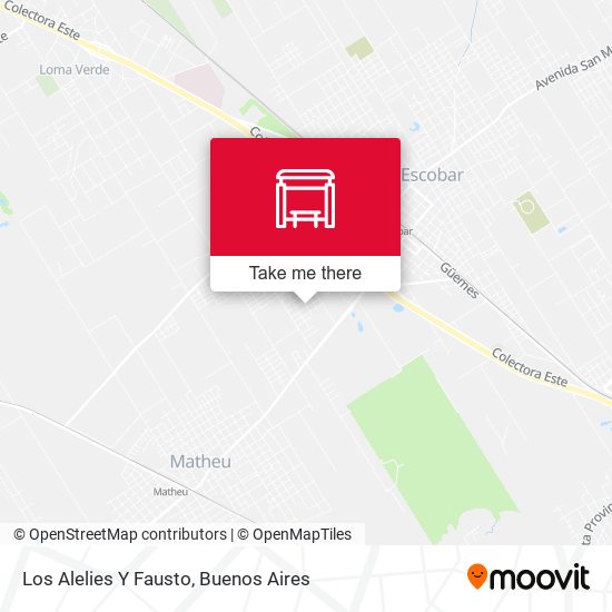 Mapa de Los Alelies Y Fausto