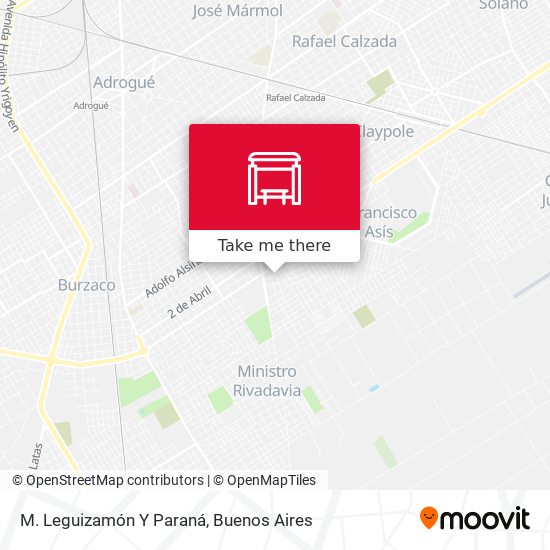 M. Leguizamón Y Paraná map