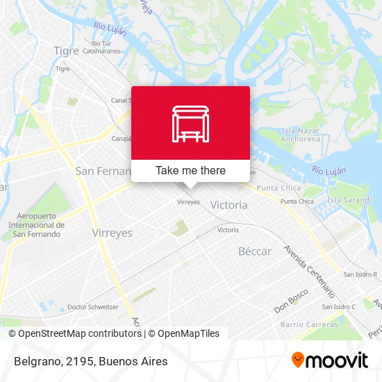 Belgrano, 2195 map