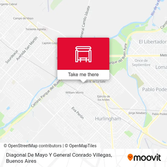 Diagonal De Mayo Y General Conrado Villegas map