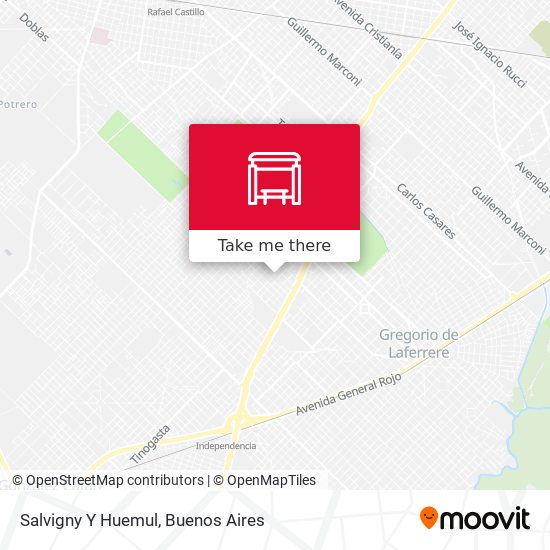 Mapa de Salvigny Y Huemul