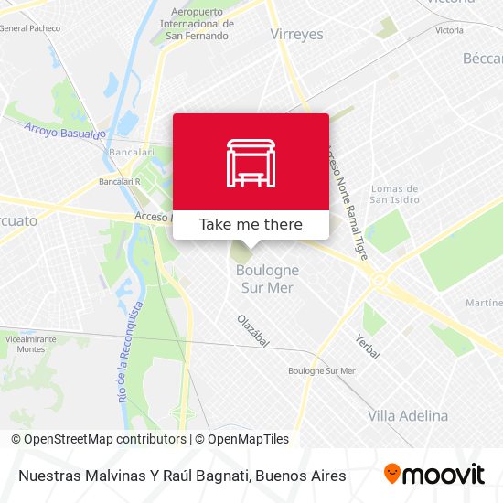 Nuestras Malvinas Y Raúl Bagnati map