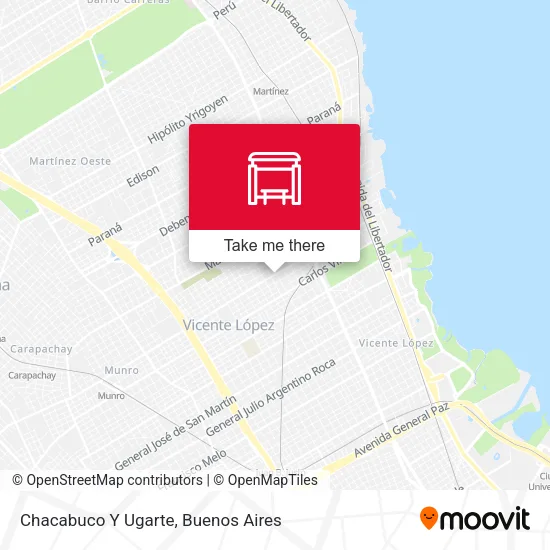 Chacabuco Y Ugarte map