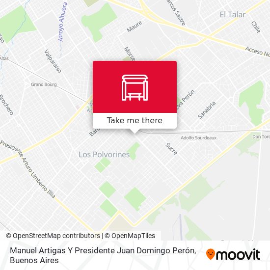 Mapa de Manuel Artigas Y Presidente Juan Domingo Perón