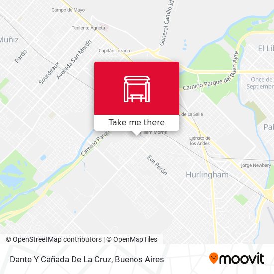 Mapa de Dante Y Cañada De La Cruz