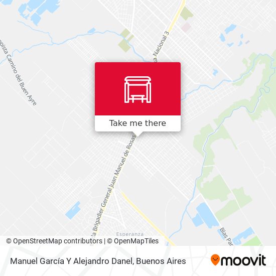 Manuel García Y Alejandro Danel map