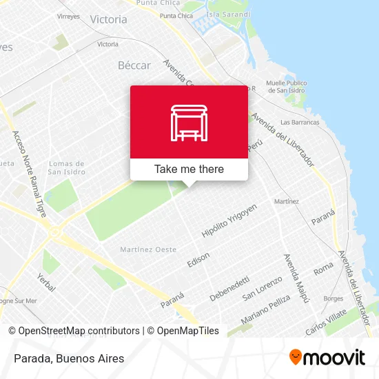 Parada map