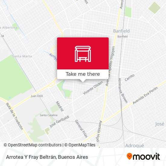 Mapa de Arrotea Y Fray Beltrán