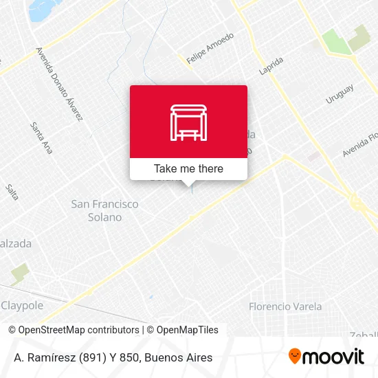 A. Ramíresz (891) Y 850 map