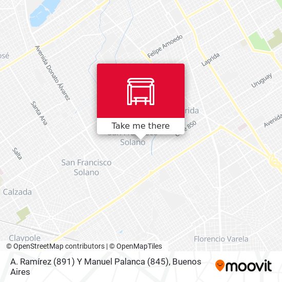 Mapa de A. Ramírez (891) Y Manuel Palanca (845)
