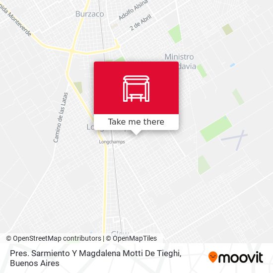 Mapa de Pres. Sarmiento Y Magdalena Motti De Tieghi