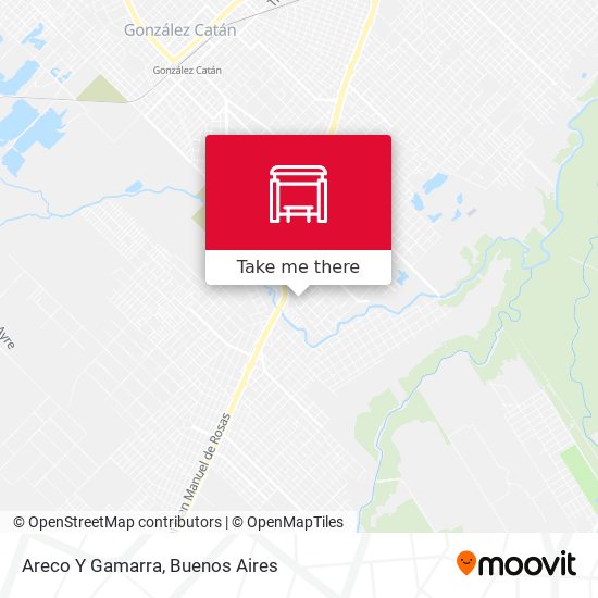 Mapa de Areco Y Gamarra