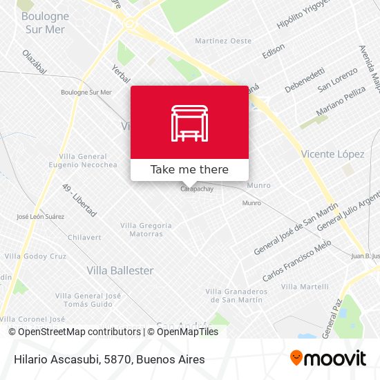 Mapa de Hilario Ascasubi, 5870