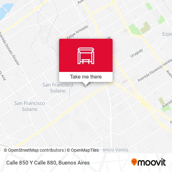 Calle 850 Y Calle 880 map