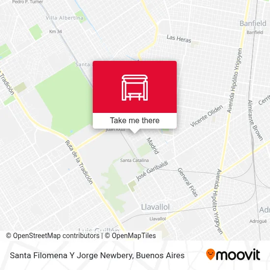 Santa Filomena Y Jorge Newbery map