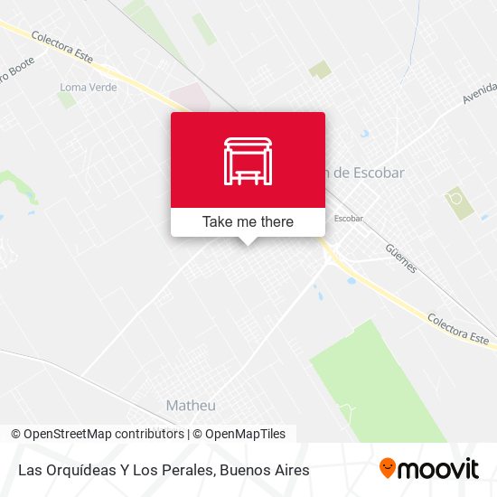 Las Orquídeas Y Los Perales map