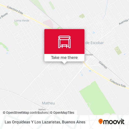 Mapa de Las Orquídeas Y Los Lazaristas
