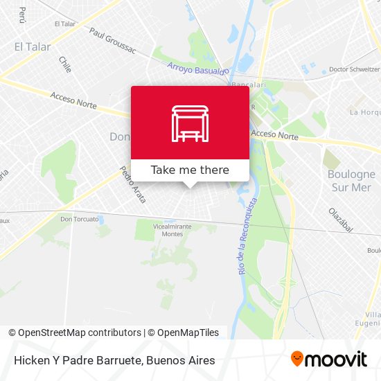 Mapa de Hicken Y Padre Barruete