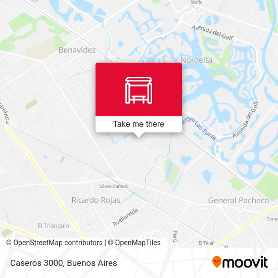 Caseros 3000 map