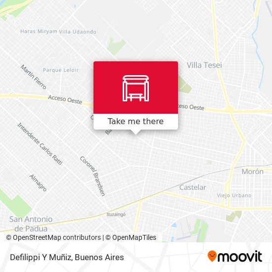 Defilippi Y Muñiz map