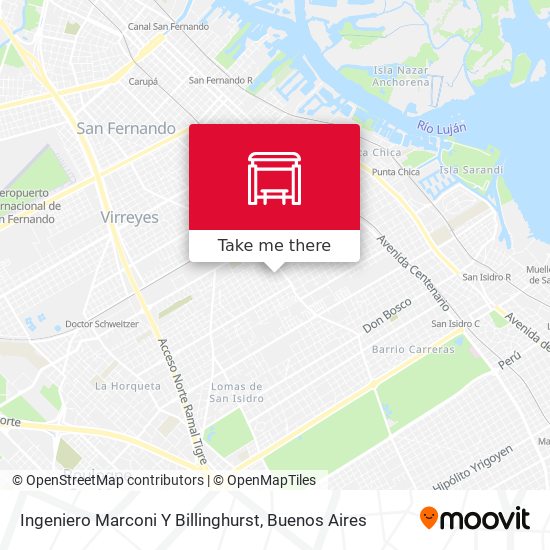 Ingeniero Marconi Y Billinghurst map