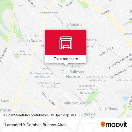 Lamadrid Y Combet map