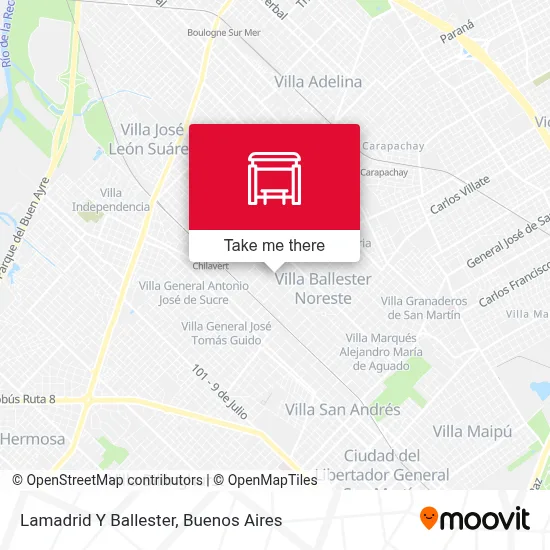 Lamadrid Y Ballester map
