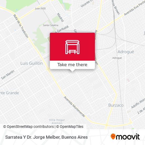 Sarratea Y Dr. Jorge Melber map
