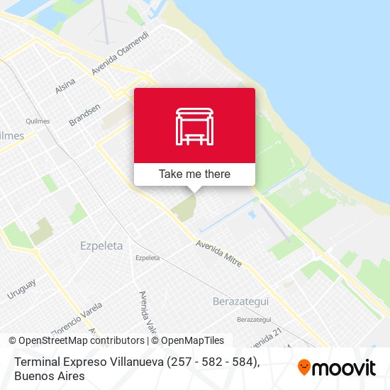 Mapa de Terminal Expreso Villanueva (257 - 582 - 584)