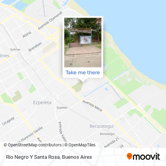 Río Negro Y Santa Rosa map