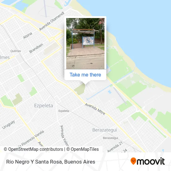 Río Negro Y Santa Rosa map