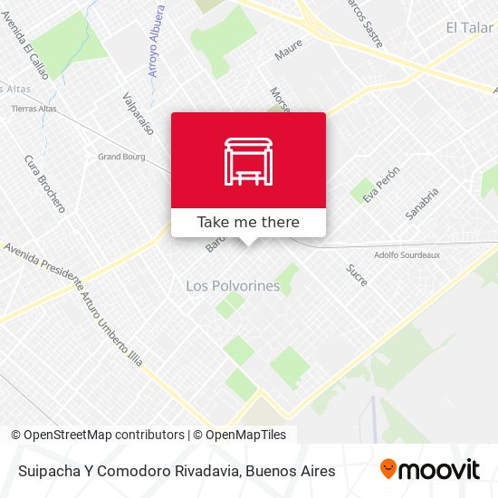 Suipacha Y Comodoro Rivadavia map
