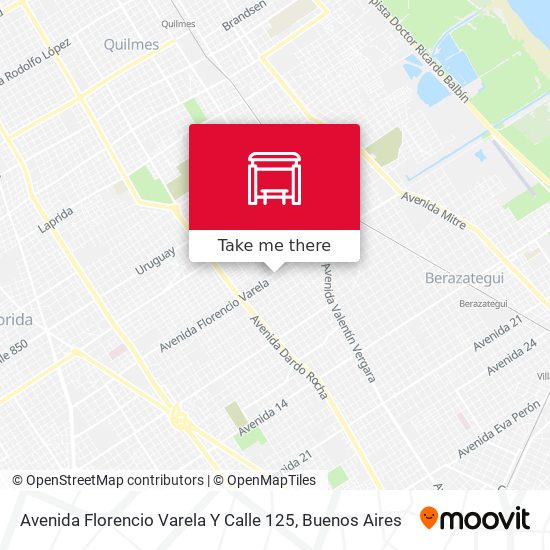 Avenida Florencio Varela Y Calle 125 map