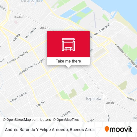 Andrés Baranda Y Felipe Amoedo map
